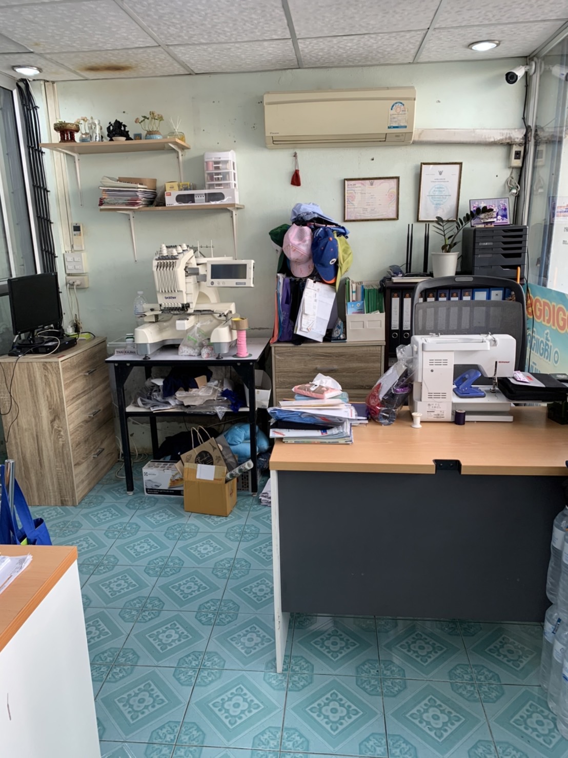 ขายบ้าน พร้อมกิจการ งานปักระบบคอมพิวเตอร์ (พร้อมฐานลูกค้า) สายไหม กรุงเทพ