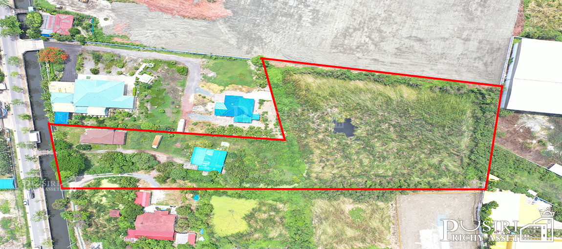 สร้างโรงงานได้กว่า 6,500 ตร.ม.บนที่ดิน 8 ไร่เศษ ติดคลอง เดินทางสะดวก เพียง 1.3 กม. ถ. เอกชัย และ 2.3 กม. ถ.พระราม 2 - kk5087s