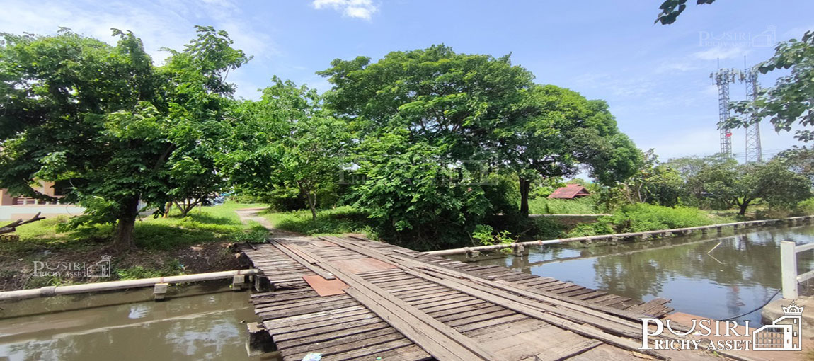 สร้างโรงงานได้กว่า 6,500 ตร.ม.บนที่ดิน 8 ไร่เศษ ติดคลอง เดินทางสะดวก เพียง 1.3 กม. ถ. เอกชัย และ 2.3 กม. ถ.พระราม 2 - kk5087s