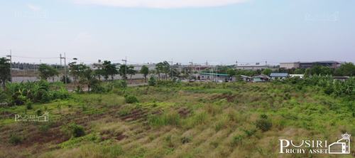 ที่สร้างโรงงานสุดสวยกับที่เกือบ 11 ไร่ หน้ากว้างอลังการ 225 เมตร สาธารณูปโภคครบ ใกล้ อบต.ดอนไก่ดี เดินทางสะดวกบนถนนสายใยรักเพียง 1.4 กม. - KK4018S