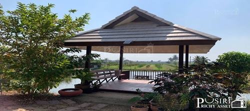 ขายบ้านสวนพื้นที่ 10 ไร่ ใกล้มอเตอร์เวย์บางใหญ่ บ้านใหม่ย้ายเข้าอยู่ได้ทันดี ลมเย็นตลอดวัน เงียบสงบ ซื้อทำกำไรได้ - KK4916S