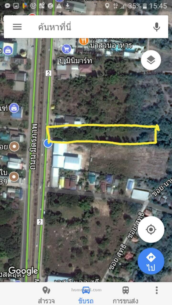 ด่วนมาก!! ขายที่สวย ขนาดพื้นที่ 4 ไร่ 1 งาน 93 ตร.ว, ติดถนนมิตรภาพ(อุดร-หนองคาย) ใกล้มิลินท์สวนน้ำสวนอาหาร, ต.นาข่า, อ.เมือง จ.อุดรฯ 