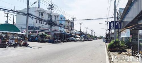 ขายที่สวย สร้างโรงงาน 3 ไร่เศษ 2 แปลงสุดท้าย ของโครงการ เป็นส่วนตัว ถมพร้อมใช้อยู่พันท้ายใกล้เส้นสาริน - KK3608S