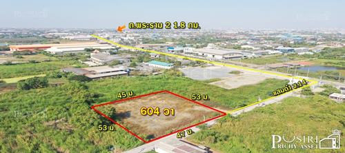 ขายที่สวย 604วา ใน ซ.แสมดำ14 ถมพร้อมลุยสร้างได้ทันที เหมาะทำสำนักงานและโกดัง เดินทางสะดวก ถนนกว้างสร้างใหม่ 4 เลน จากพระราม 2 - KK4898S
