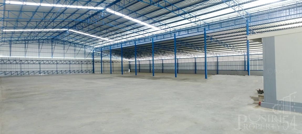 ลดราคาค่าเช่าพิเศษ ! โรงงานใหม่ 1,800 ตร.ม. เน้นคนใช้พื้นที่เยอะๆ ในพื้นที่สีม่วง ใกล้พระราม 2