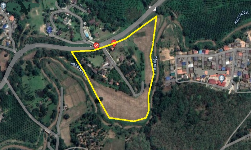 ขายรีสอร์ท 60ไร่ อ.แม่จัน จ.เชียงราย พื้นที่ 60ไร่ 40 + 20 (20 ไร่ ไม่มีใบ)  อ.แม่จัน จ.เชียงราย