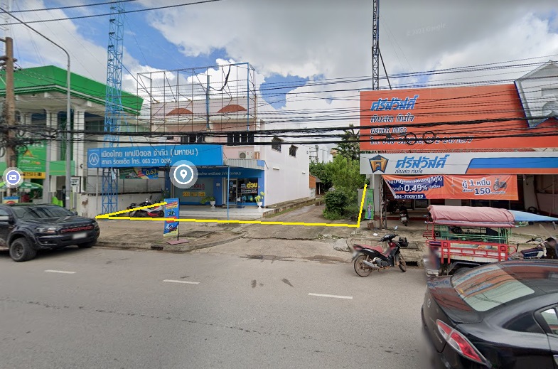 ขายที่ดินเปล่าพร้อมบ้าน 2 หลัง กลางเมืองร้อยเอ็ด ห่างจากบึงพลาญชัย 200 เมตร