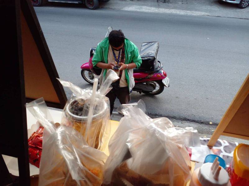เซ้งร้าน เฟรนฟรายเขย่าราดชีส + เฉาก๊วย นมสด โกโบริ ลำลูกกา