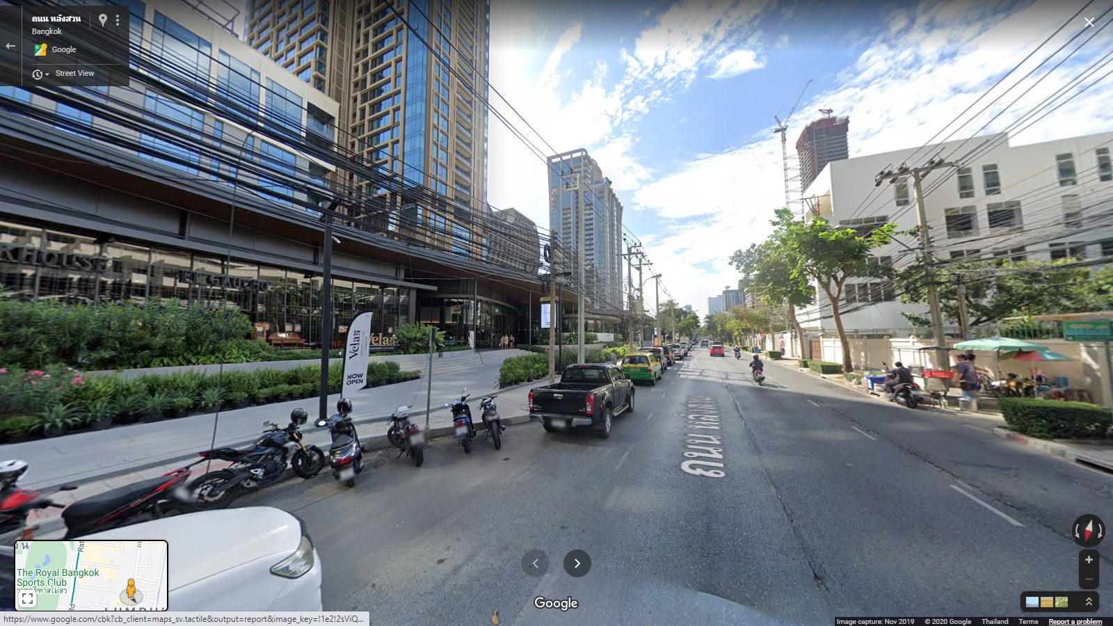 ให้เช่าอาคารพาณิชย์ติดถนนหลังสวน ใกล้สวนลุมพินี BTSชิดลม