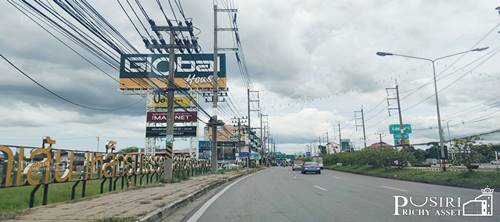 มั่นใจ สร้างได้ทุกโรงงาน บนที่ สีม่วงเเท้ทั้งเเปลง 19 ไร่เศษ หน้ากว้างอลัง 152 ม. เทรลเลอร์เข้า-ออกสะดวก ใกล้ถนนเศรษฐกิจเเละพุทธสาคร KK5112S