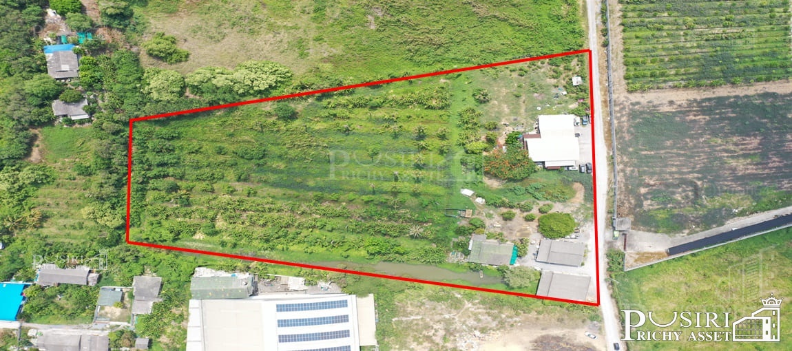 ขาย 11 ไร่ หน้ากว้างมหาศาล 140 เมตร ราคาถูกสุด ใกล้พุทธสาครและเพชรเกษม  KK3578S