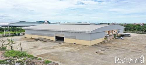 ที่ทำเลทอง 7 ไร่เศษ ติดพระราม 2 หน้ากว้าง 83 ม. พร้อมโกดัง 2,000 ตร.ม. เยื้องกับไทยวัสดุ-มหาชัย - KK3582S