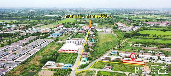 ขายที่สวยถมพร้อม 200 วา หน้ากว้างสวยมากๆ ใกล้ รร. กาญจนาภิเษกวิทยาลัย หลังมหิดล เงียบสงบ เเวดล้อมความเจริญ - kk5157s