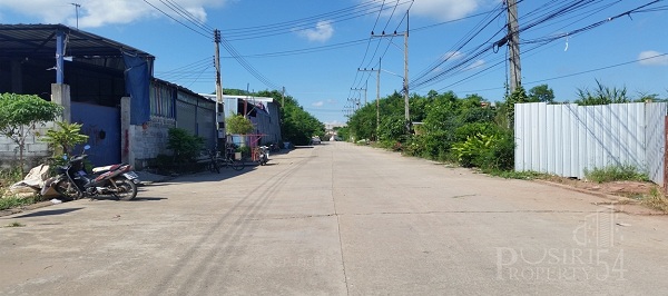 ประหยัดเงินและเวลา ที่ดิน 3 ไร่ สร้างโรงงานได้หลากหลายประเภท ใช้รถเทรลเลอร์สบาย ใกล้ ถ.สายใยรัก  KK2115S