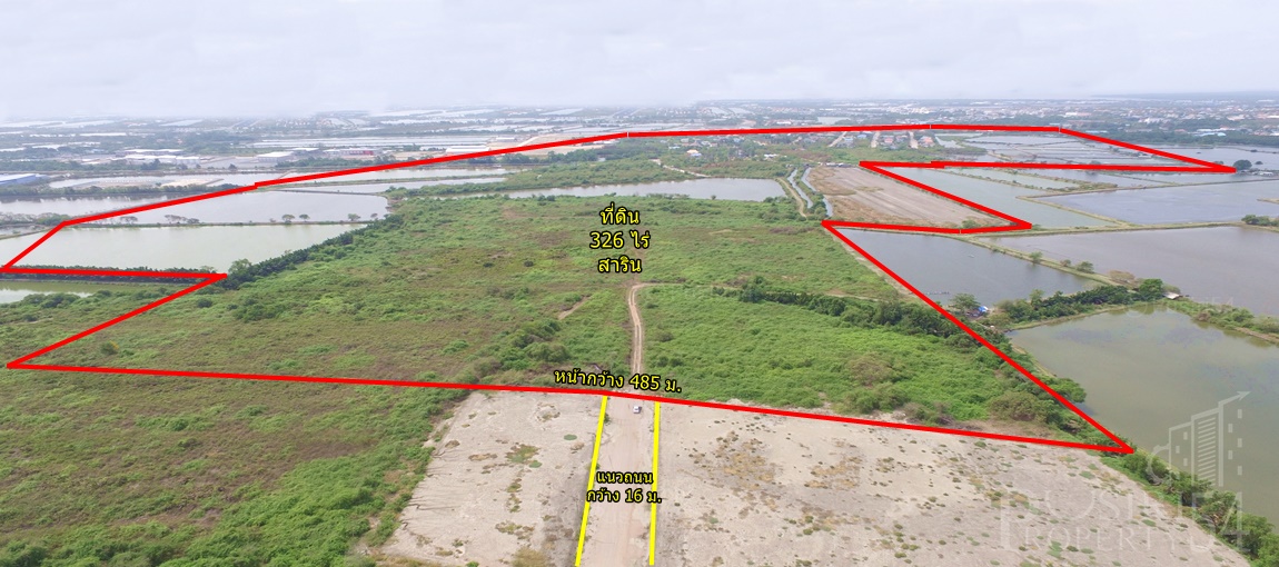 ที่ 326 ไร่ ติดถนนสาริน แวดล้อมสิ่งอำนวยความสะดวกครบ ในราคาถูก  KK3457S