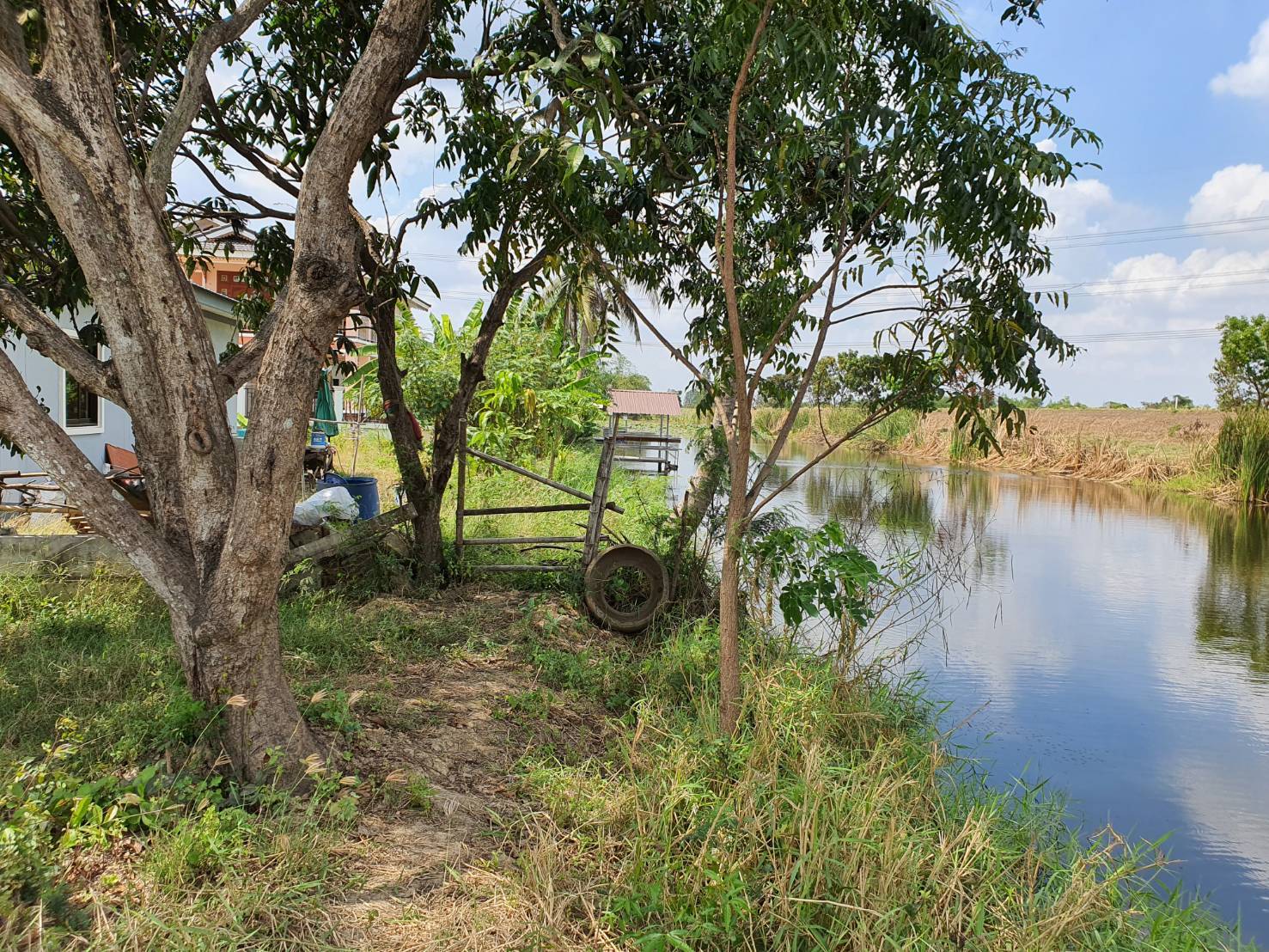 ขายที่ดินบรรยากาศดีด้านหลังติดคลอง ขนาด 47.5 ตรว. ต.ทุ่งบัว อ.กำแพงแสน จ.นครปฐม ฟรีค่าโอน