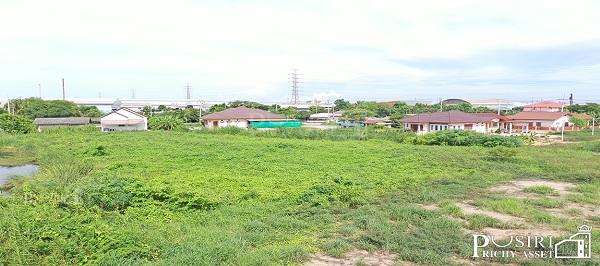 ขายที่สวย 1 ไร่เศษ ราคาพิเศษ สำหรับสร้างโรงงานได้หลายประเภทบนพื้นที่สีชมพู ถมพร้อมสร้างใกล้ ถ. เศรษฐกิจเพียง 1.5 กม. - kk5185s