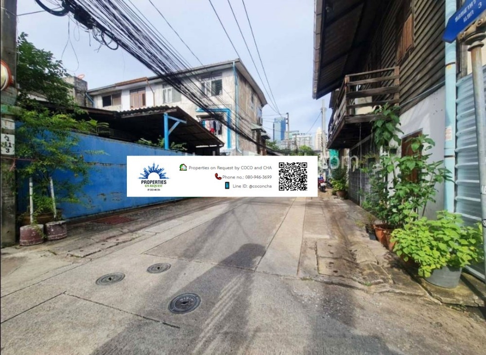 ขายที่ดินสวยทำเลทอง..สวยรูปสี่เหลี่ยมผืนผ้า บนถนน  สาทร 15 ใกล้ BTS สถานีสุรศักดิ์