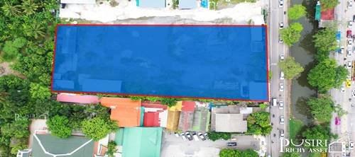 ขาย ที่สวยถมแล้ว 3 ไร่ ใกล้รถไฟฟ้า สายสีม่วง เพียง 1.8 กม. กลางใจ เมืองนนทบุรี - KK3647S