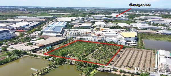 ที่สวยทำเลอุตสาหกรรม 4 ไร่ สร้างโรงงานได้ทุกประเภท ใกล้นิคมสมุทรสาคร เดินทางสะดวกจากพระราม 2  KK2598S