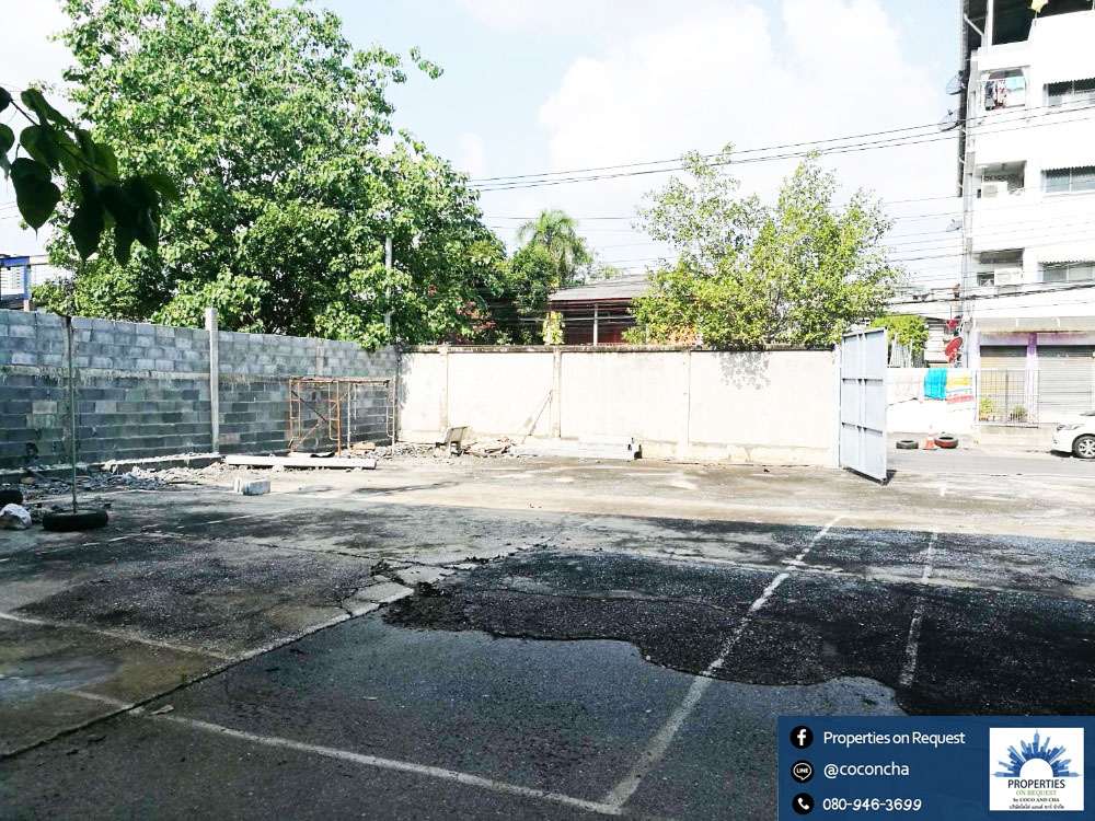 ขายด่วนที่ดินพร้อมโกดังติดถนน ทำเลย่านพระราม 3 ตารางวาไม่ถึง 2 แสนซ.เจริญราษฎร์ 7 แยก 29