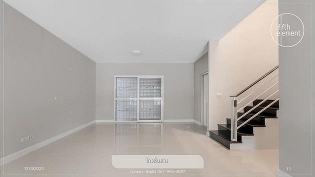 ขาย บ้านสวยโครงการ ฮาบิทาวน์ - วัชรพล ( By Sansiri )  วิวสวน ตกแต่งใหม่ พร้อมอยู่