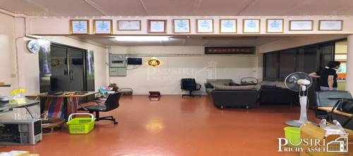 ขายโรงงาน พื้นอีพ็อกซี่ใหญ่ เกือบ 3 ไร่ พื้นที่ใช้สอยกว่า 4,400 ตร.ม. พร้อมออฟฟิศ+ห้องพักคนงาน และพื้นที่ด้านหลังที่สามารถต่อเติมได้ ใกล้คลองสี่วา 500 ม. - KK3802S