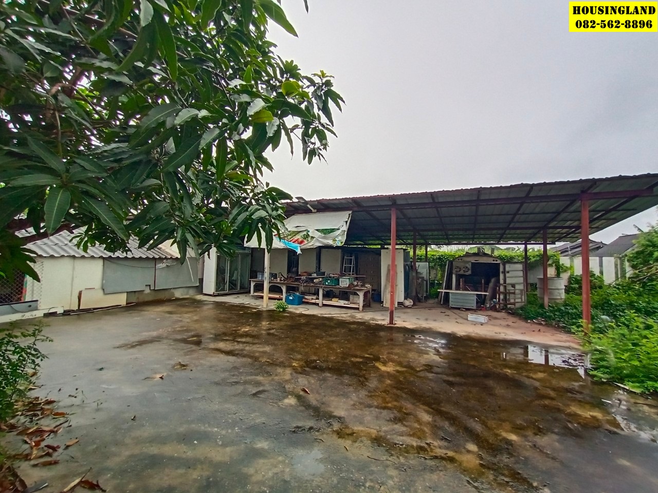 ขายที่ดินพร้อมโกดัง ในหมู่บ้านฉัตรหลวง ซอยราชอุทิศ -54  ถนนสุวินทวงศ์   แขวงแสนแสบ เขตมีนบุรี  กรุงเทพมหานคร  