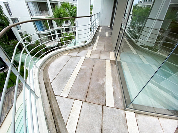ราคาสุดคุ้มคอนโด บ้านแสนคราม 2 ห้องนอนสไตล์โมเดิร์น บรรยากาศเห็นทะเล ห้องมุม