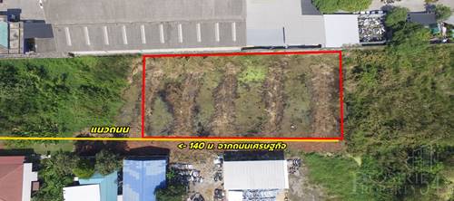 ขายที่ดิน 1 ไร่เศษ สง่า หน้ากว้างเดินทางง่าย ใกล้ถนน พระราม 2 เพียง 140 ม. ครบครันสิ่งอำนวยความสะดวก - KK3258S