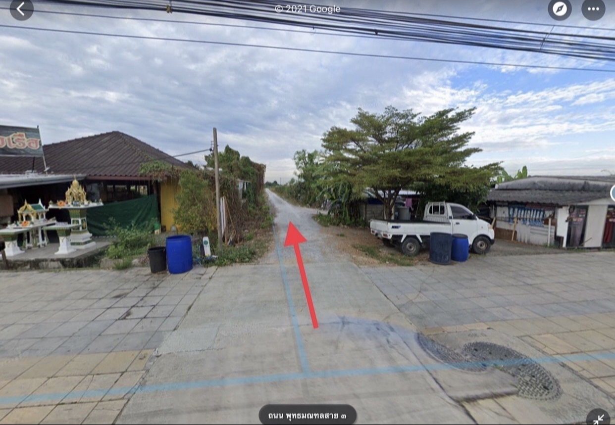 ขายที่ดิน 3 ไร่ พุทธมณฑลสาย 3 มีถนนทางเข้าที่ดินพร้อมภาระจำยอม ทำเลสวย บรรยากาศดี