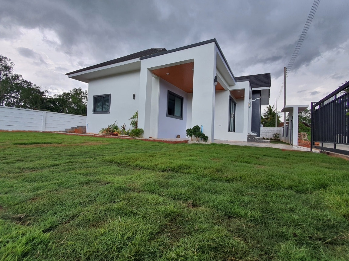 บ้านสไตล์บ้านพักตากอากาศ โครงการเดอะริเวอร์ เรสซิเด้นซ์ (บางไทร) สุราษฎร์ธานี
