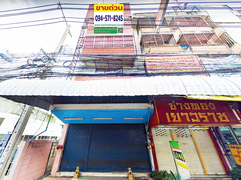 อาคารพาณิชย์ ติดถนน แจ้งวัฒนะ - ปากเกร็ด หลังริม ทำเลดี