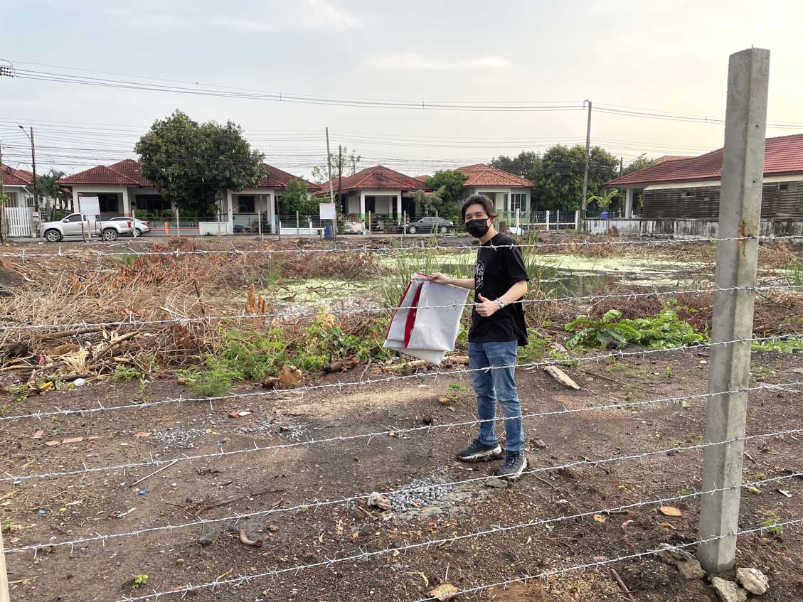 For sale ขายที่ดินจัดสรร 1 ไร่ หมู่บ้านฐานมั่นคง คลองหลวง-คลองสอง
