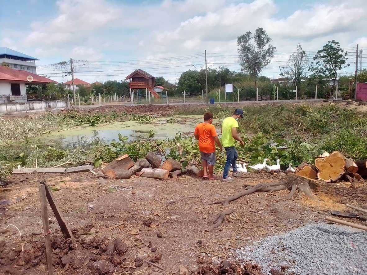 For sale ขายที่ดินจัดสรร 1 ไร่ หมู่บ้านฐานมั่นคง คลองหลวง-คลองสอง
