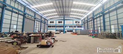 พื้นรับโหลด โหดสุด ในย่านนี้ 5 ตัน/ตร.ม. กับ โรงงาน 2 ไร่ 2,016 ตร.ม. มีทั้งขาย/เช่า สูงโปร่งเย็นสบาย พร้อมสำนักงาน 3 ชั้น เพียง 6 นาที ถ. สายใยรัก KK1826S