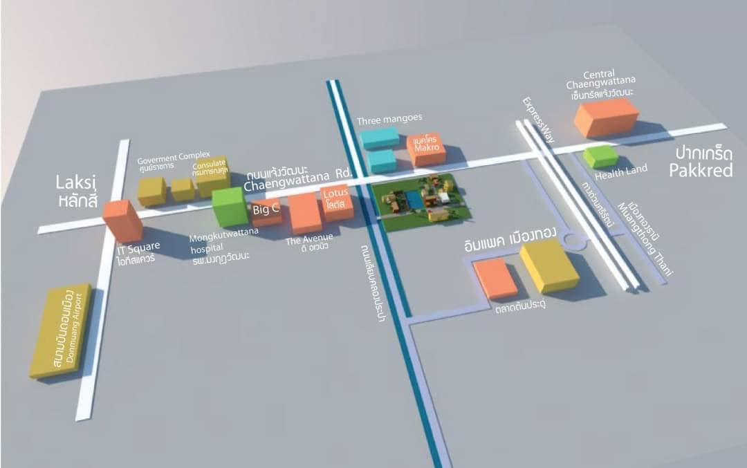 Warehouse & Factory โกดังให้เช่า แจ้งวัฒนะ ปากเกร็ด นนทบุรี ประชาชื่น