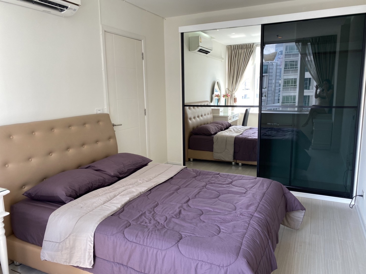 ทีซี กรีน พระราม 9 (TC Green Condo ) ใกล้ Mrt พระราม 9   เฟอร์นิเจอร์+เครื่องใช้ไฟฟ้าครบ