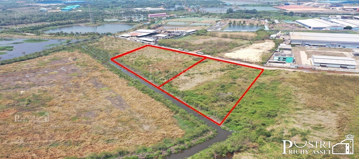 ที่สวยสร้างโรงงาน/โกดัง 5 และ 6 ไร่ วางแปลนง่าย ใช้เทเลอร์สะดวก ใกล้พระราม 2 ราคาเพียง 2.5 ล้าน/ไร่  KK2645S