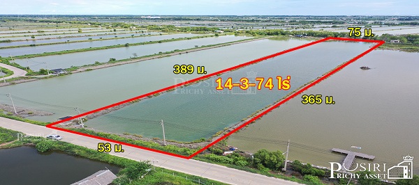 ที่สร้างโรงงานเกือบ 15 ไร่ ขอใบ รง.4 ได้ ใกล้กรุงเทพ เทรลเลอร์เข้าสะดวก เส้นบางขุนเทียน พันท้าย kk5301S