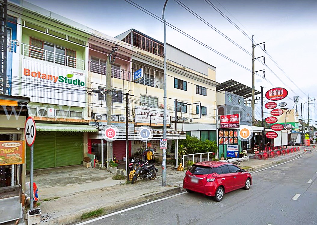 อาคารพาณิชย์ เลี่ยงเมืองนนทบุรี ติดถนน