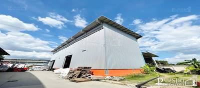 ขาย โรงงานพลาสติก 7 ไร่ ตัวโรงงาน โปร่งโล่ง ไร้เสากลาง 3,660 ตร.ม. รับโหลดถึง 5 ตัน/ตร.ม. พร้อมสำนักงาน และมีพื้นที่ว่างสร้างเพิ่มได้ ใกล้พระราม 2 ซอยสาริน โคกขาม - KK0917S