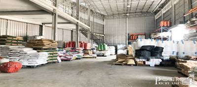 ขาย โรงงานพลาสติก 7 ไร่ ตัวโรงงาน โปร่งโล่ง ไร้เสากลาง 3,660 ตร.ม. รับโหลดถึง 5 ตัน/ตร.ม. พร้อมสำนักงาน และมีพื้นที่ว่างสร้างเพิ่มได้ ใกล้พระราม 2 ซอยสาริน โคกขาม - KK0917S