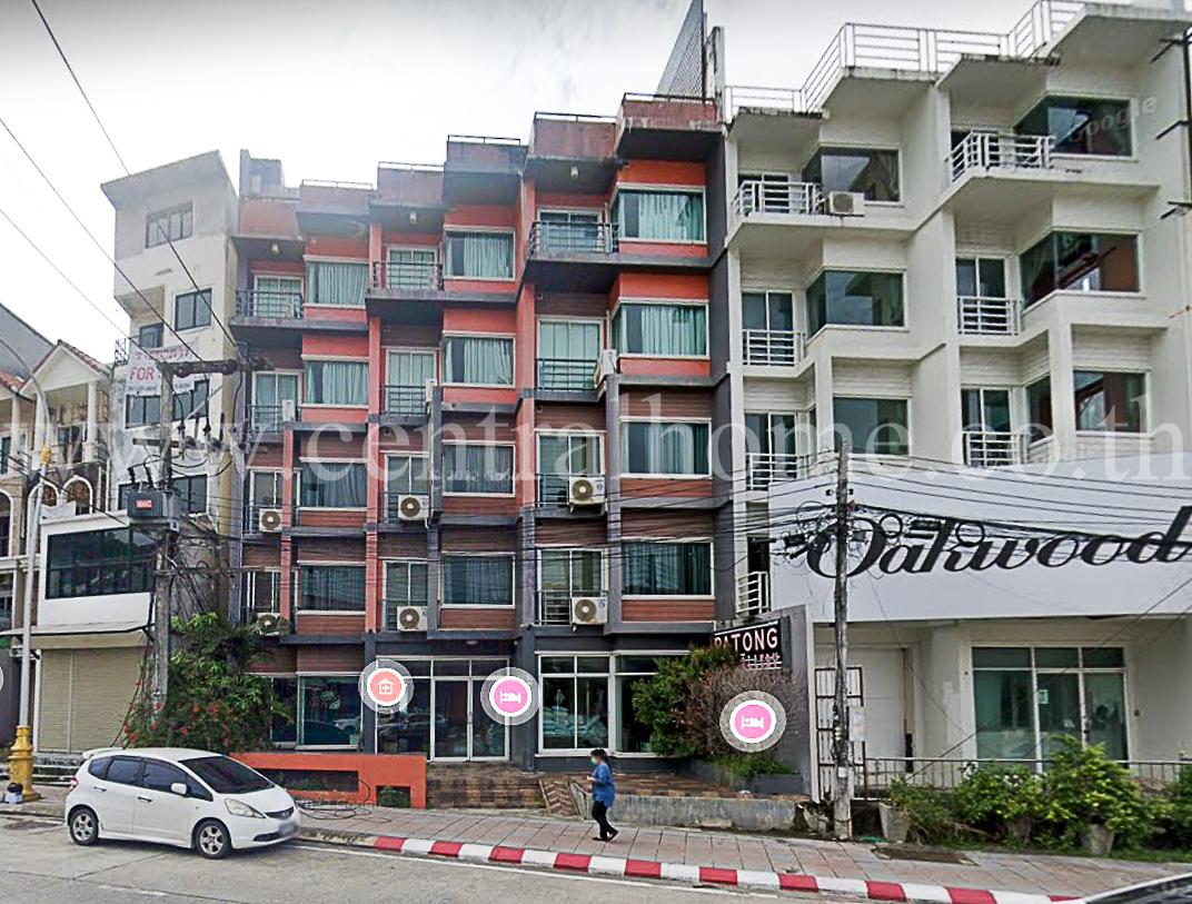 โรงแรม Hotel อาคารพาณิชย์ 3 คูหา ติดถนน พระบารมี ป่าตอง ภูเก็ต