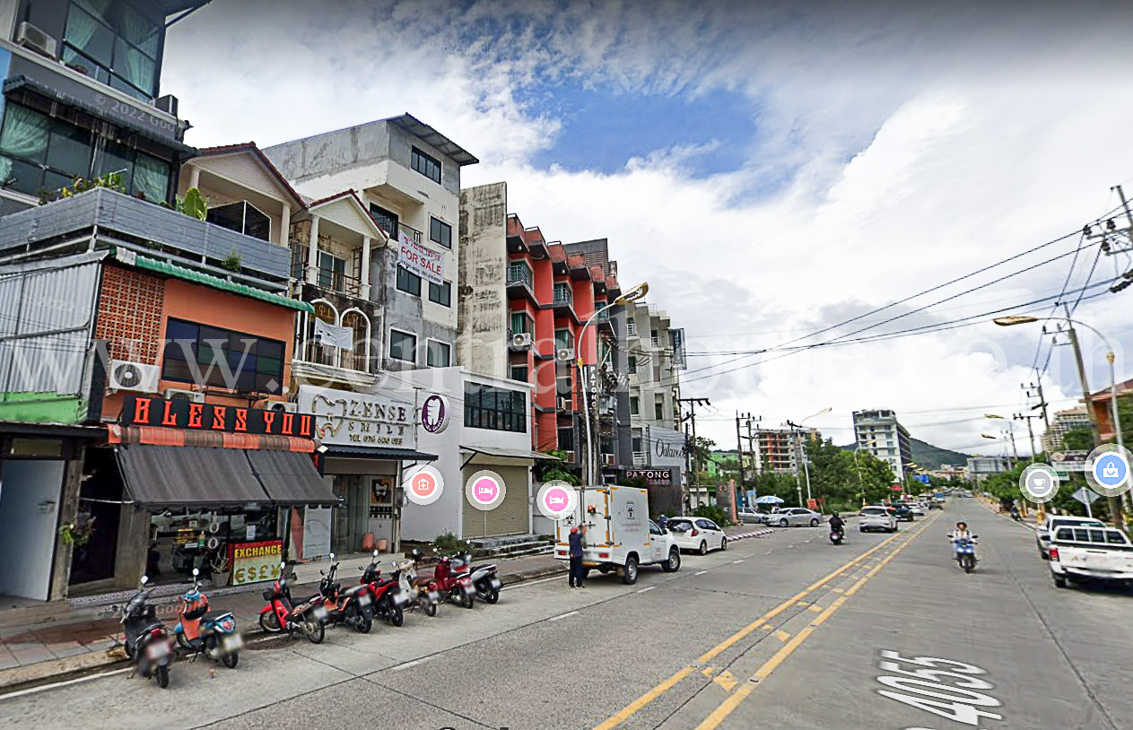 โรงแรม Hotel อาคารพาณิชย์ 3 คูหา ติดถนน พระบารมี ป่าตอง ภูเก็ต