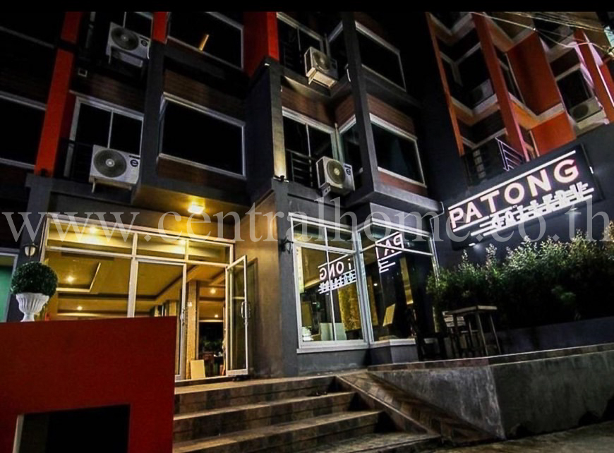 โรงแรม Hotel อาคารพาณิชย์ 3 คูหา ติดถนน พระบารมี ป่าตอง ภูเก็ต
