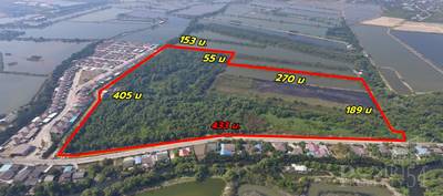 ขายที่ 69 ไร่เศษ หน้ากว้างจุใจ เเวดล้อมสถานที่สำคัญ เดินทางได้หลายเส้นทาง เพียง 15 นาทีถนนเอกชัย - KK2661S