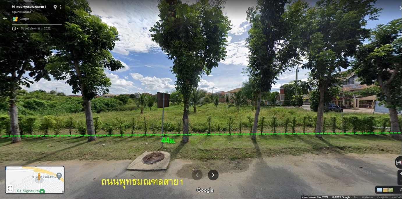 ที่ดินติดถนนพุทธมณฑลสาย1 เนื้อที่2ไร่กว่าใกล้ศาลอาญาตลิ่งชัน