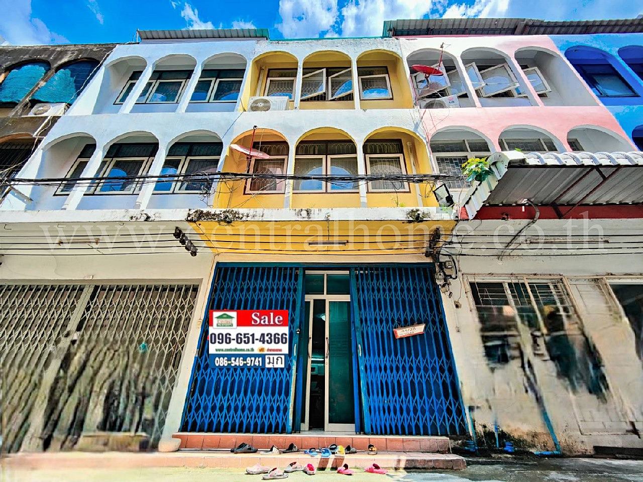 อาคารพาณิชย์ ถ.สุทธิสาร ใกล้ MRT สุทธิสาร