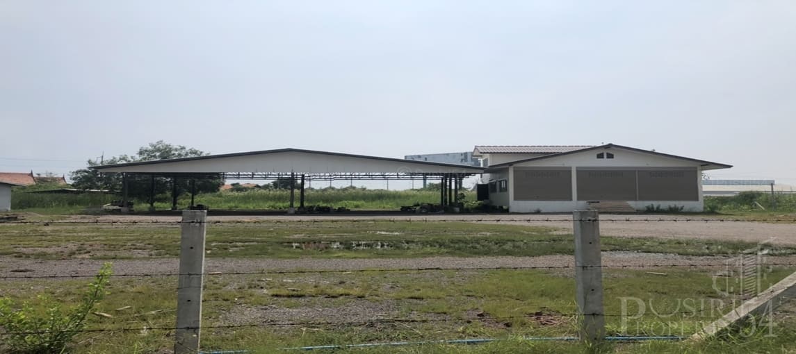 ที่ 7 ไร่เศษ ถมเต็มพร้อมใช้ แถมบ้านพักอาศัย 480 ตร.ม.  ใกล้พระราม 2 เพียง 350 ม. ราคาลดพิเศษ  KK3211S